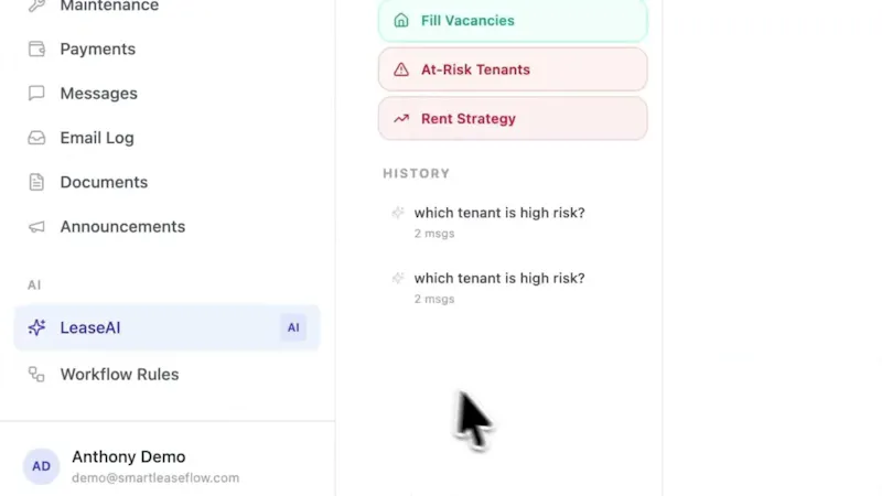 SmartLeaseFlow screenshot 1 (video preview)
