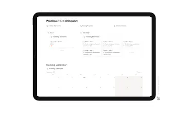 Notion Advanced Workouts Manager gallery image