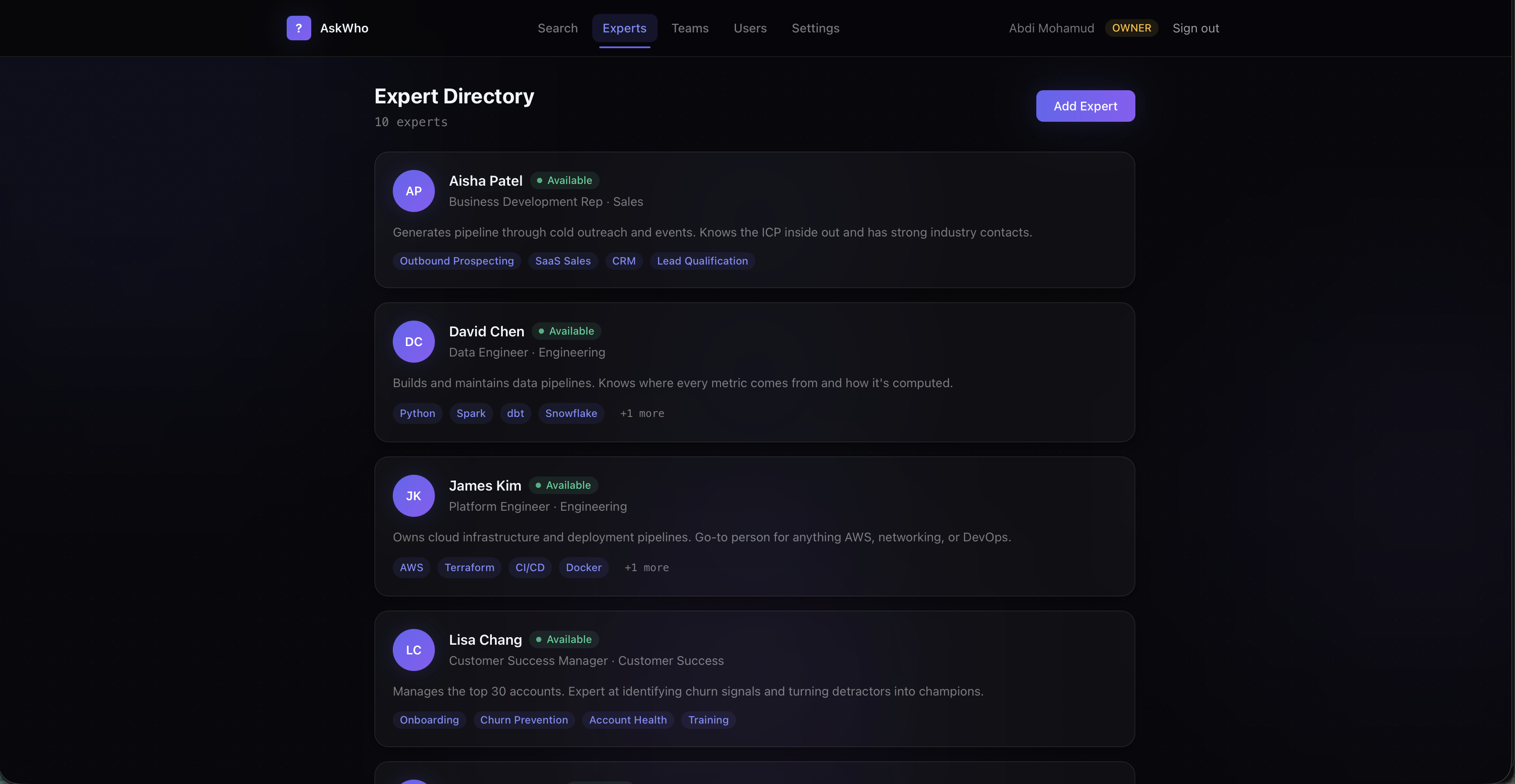 AskWho gallery image