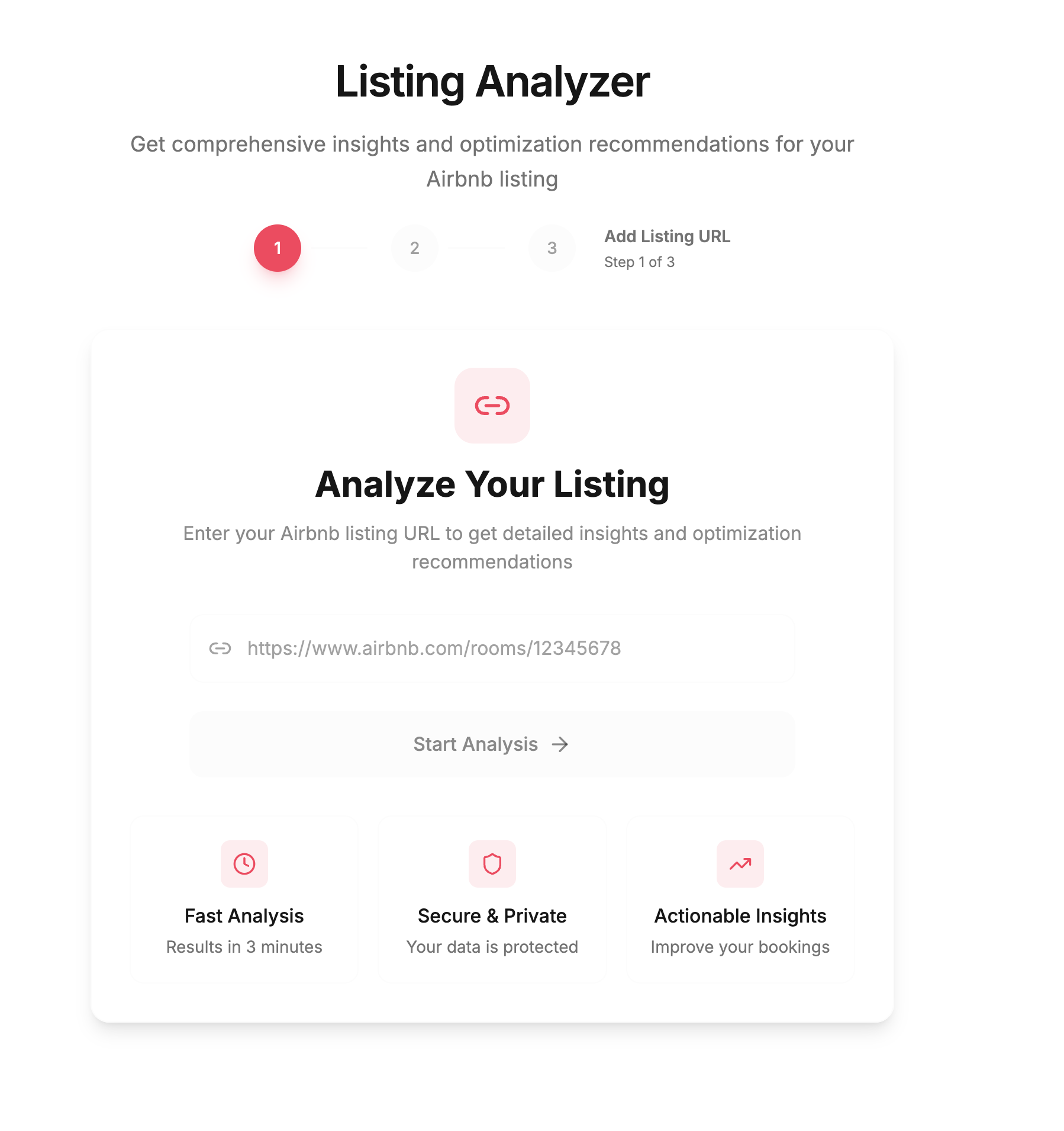 ShortRentals AI Launch - Main screenshot showing features and interface