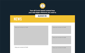 CALM Covid Blocker - Chrome Extension gallery image