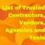 LETA's List of Contractors and Tools