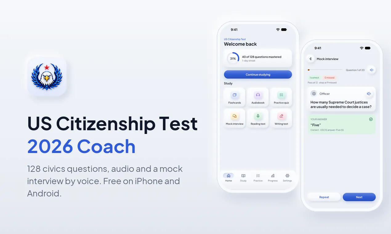 US Citizenship Test 2026 Coach gallery image