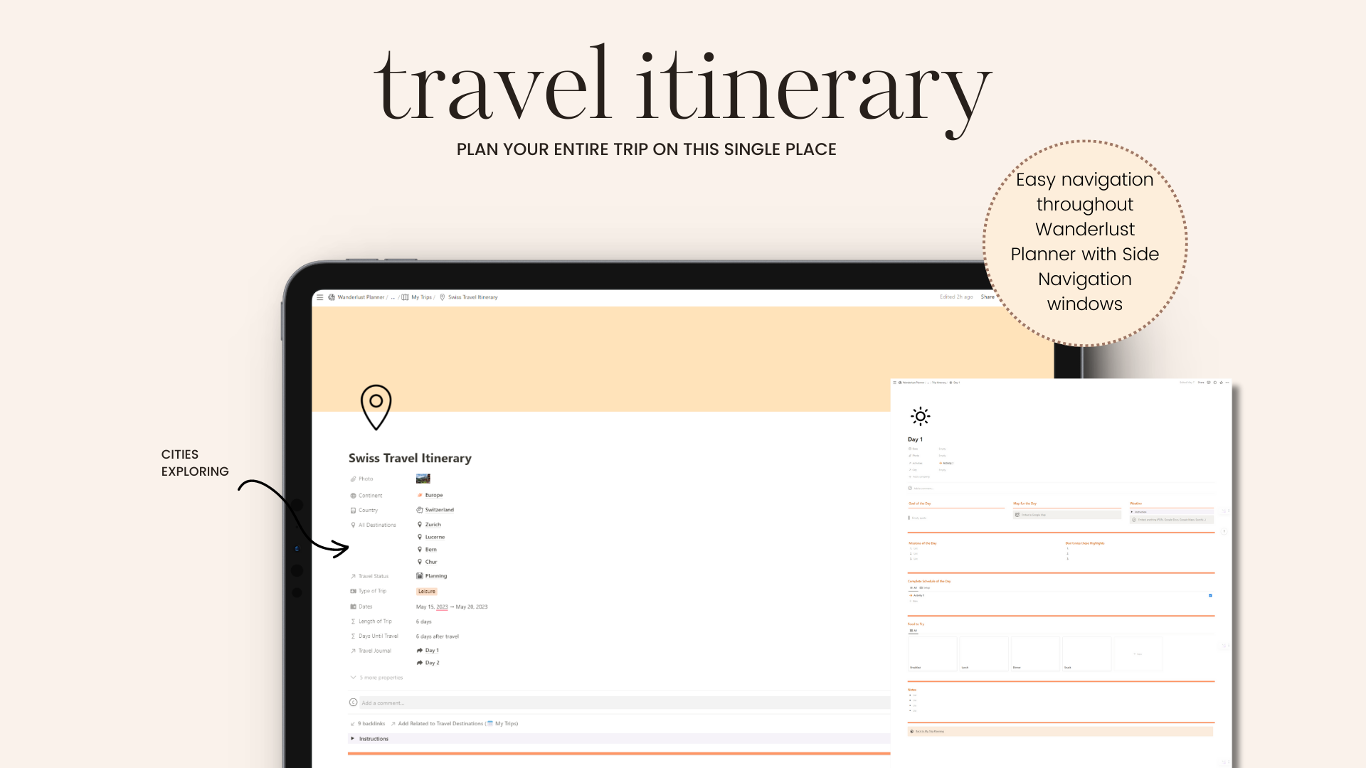 Média Planificateur de wanderlust: planificateur de voyage - Le modèle de planificateur de voyage ultime 9