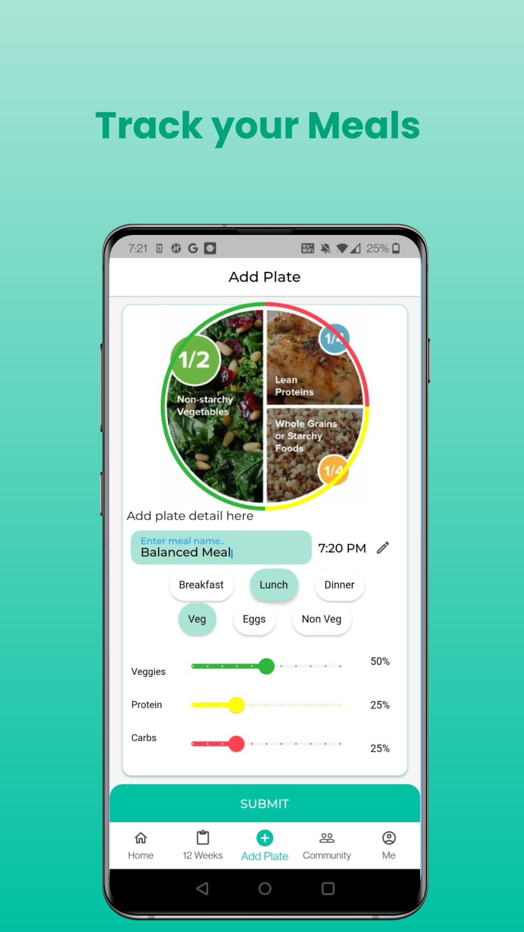 FitCurry - Weight loss with 12 week healthy eating habit program media 1