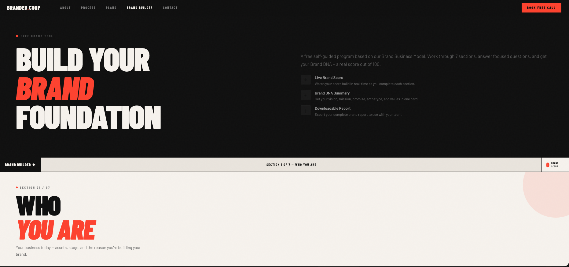 Branded Corp — Your Brand. Built Right. - Main product screenshot demonstrating key features and user interface