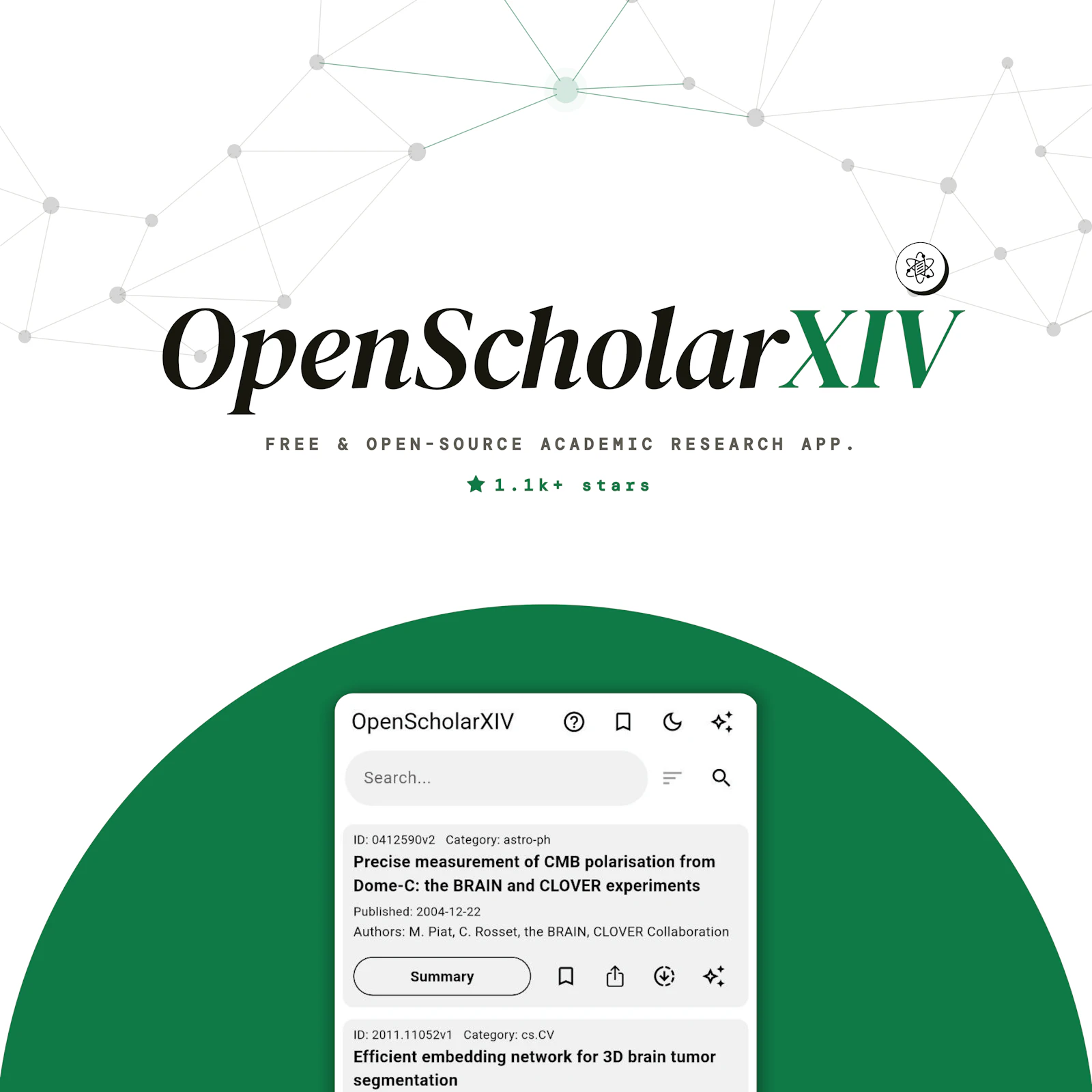 OpenScholarXIV screenshot 1