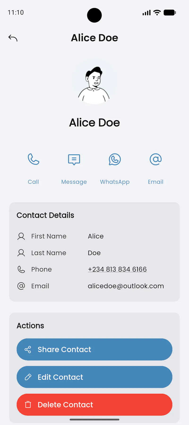 Recontact: Private Address Book screenshot 4