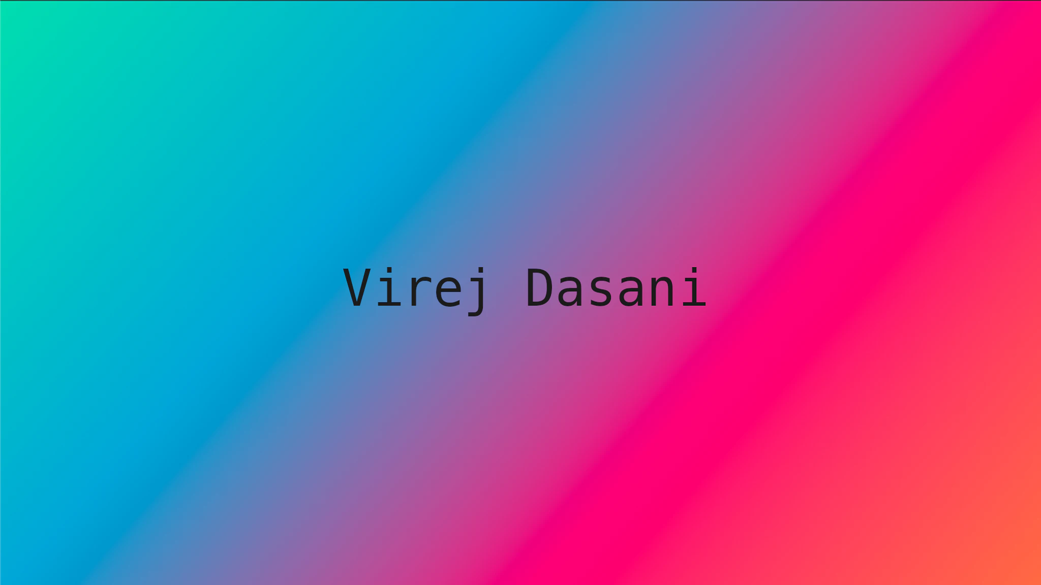 Virej Dasani cover