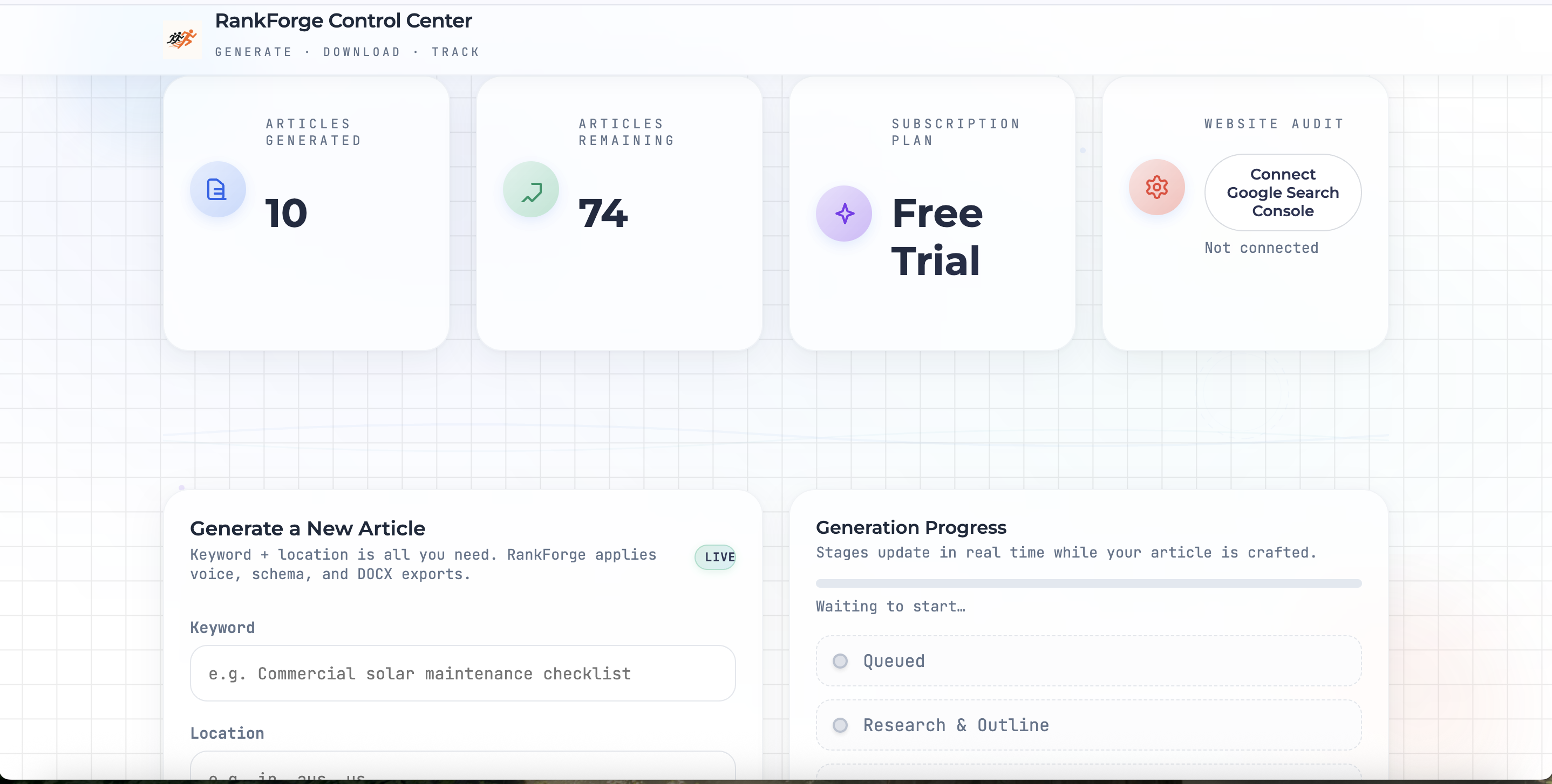 Rankforge AI gallery image