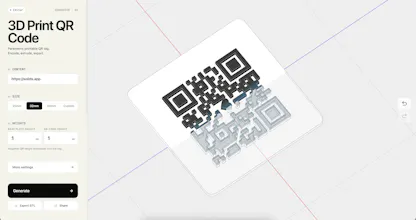 QR Code Generator for 3D Printing gallery image