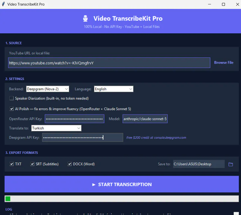 Video Transcriber Pro gallery image