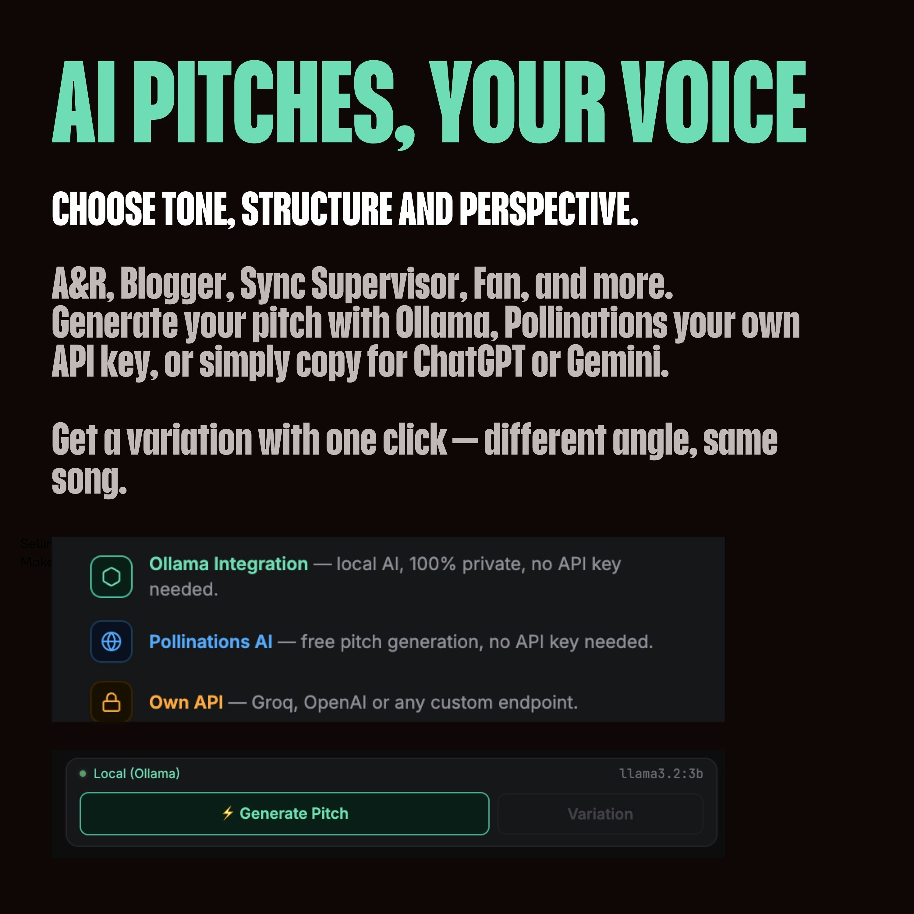Playlist Pitch Builder gallery image