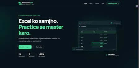 Excel Learning Hub — A product of ARVÉN gallery image
