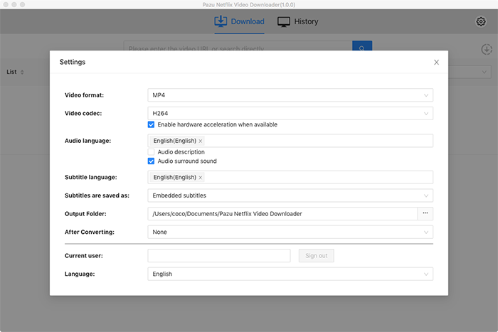 Pazu Netflix Video Downloader gallery image