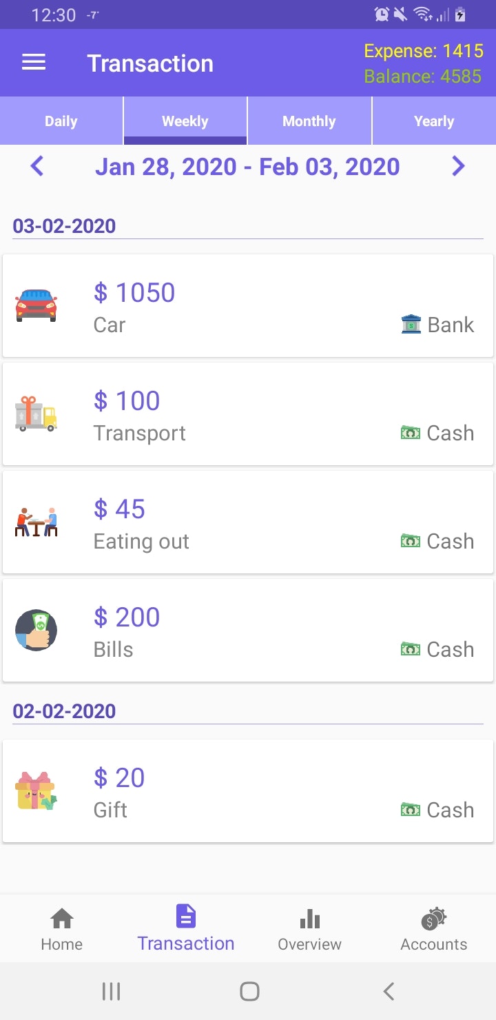 Expense Tracker gallery image
