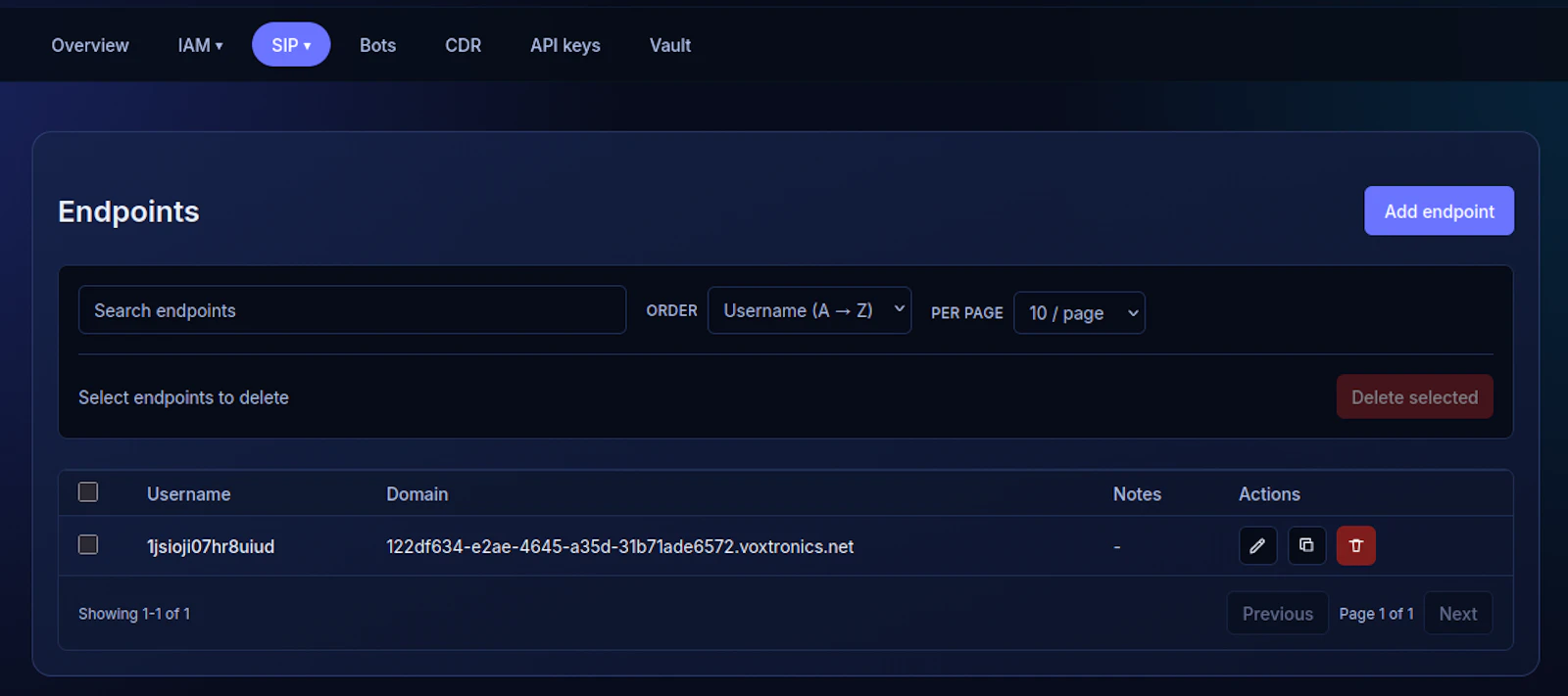 Voxtronics screenshot 2