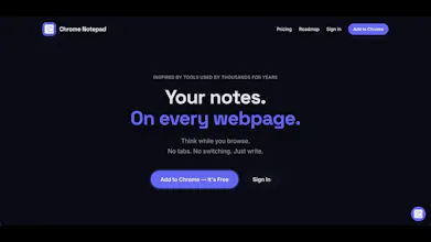 Chrome Notepad gallery image