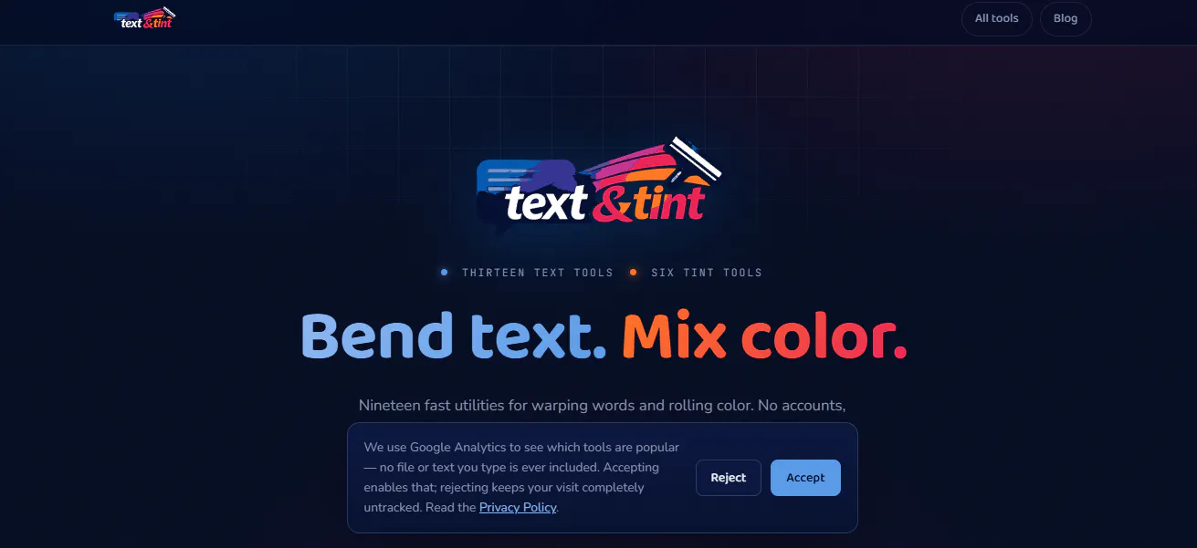 Text & Tint gallery image