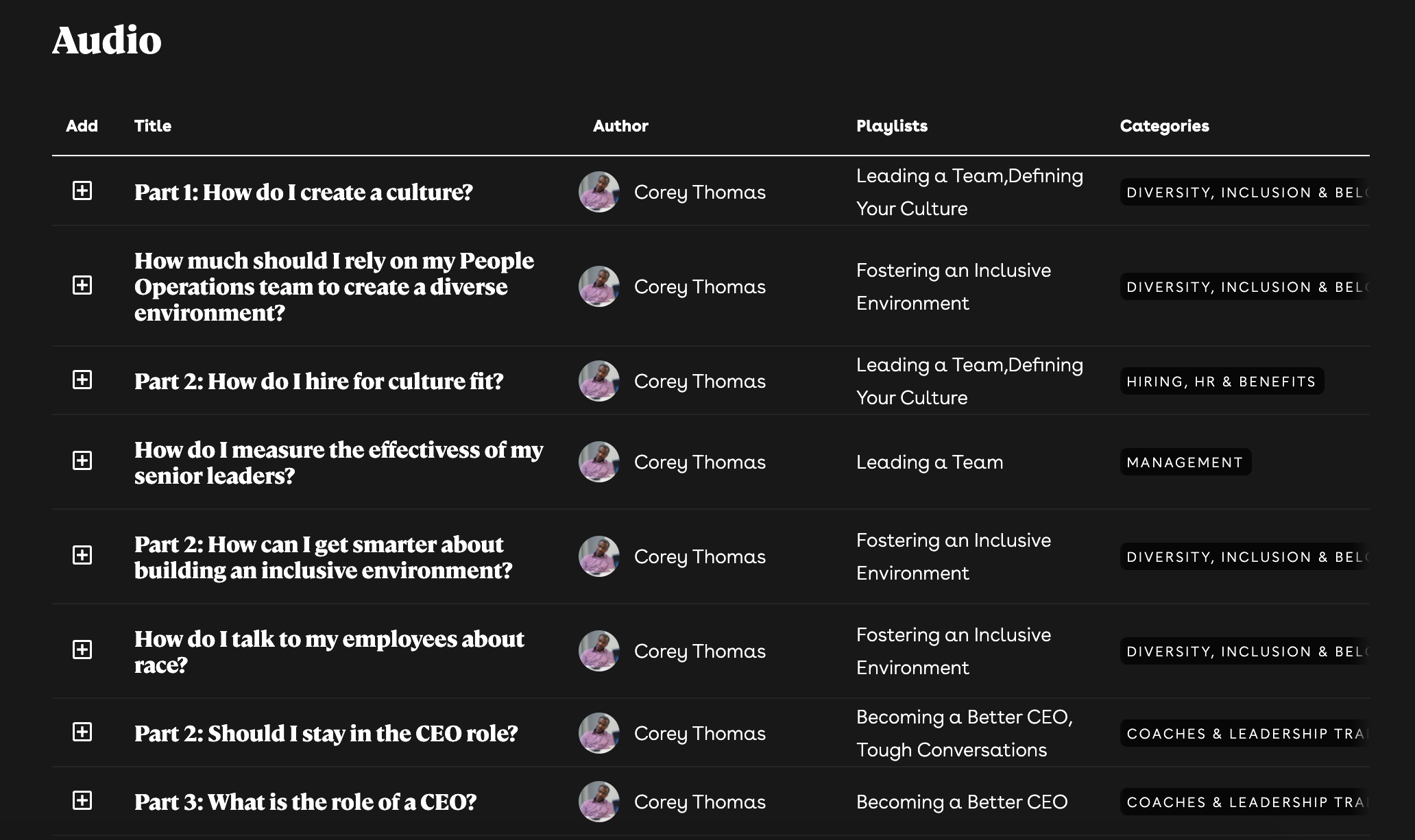 Founder Playlist gallery image