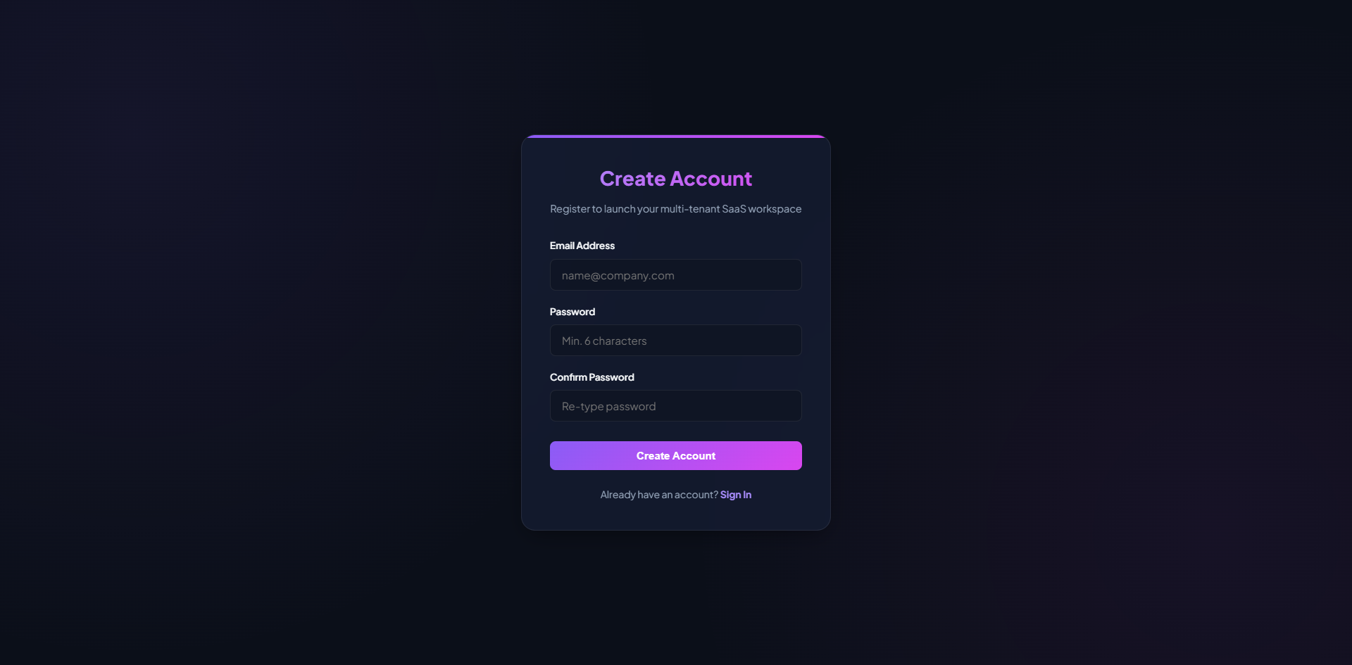 MERN Multi-Tenant SaaS Boilerplate gallery image