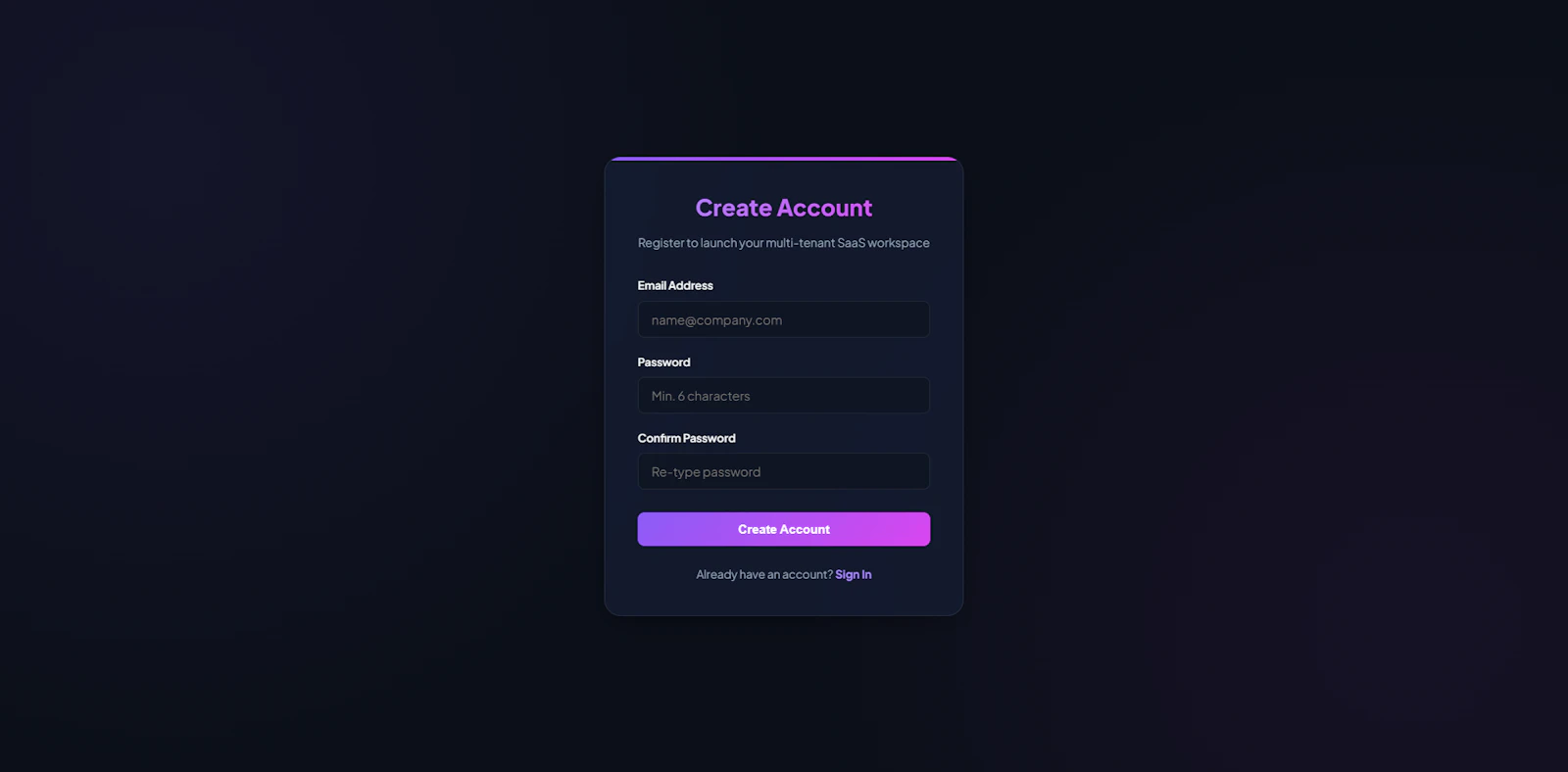 MERN Multi-Tenant SaaS Boilerplate screenshot 3