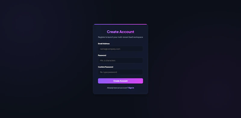 MERN Multi-Tenant SaaS Boilerplate screenshot 3