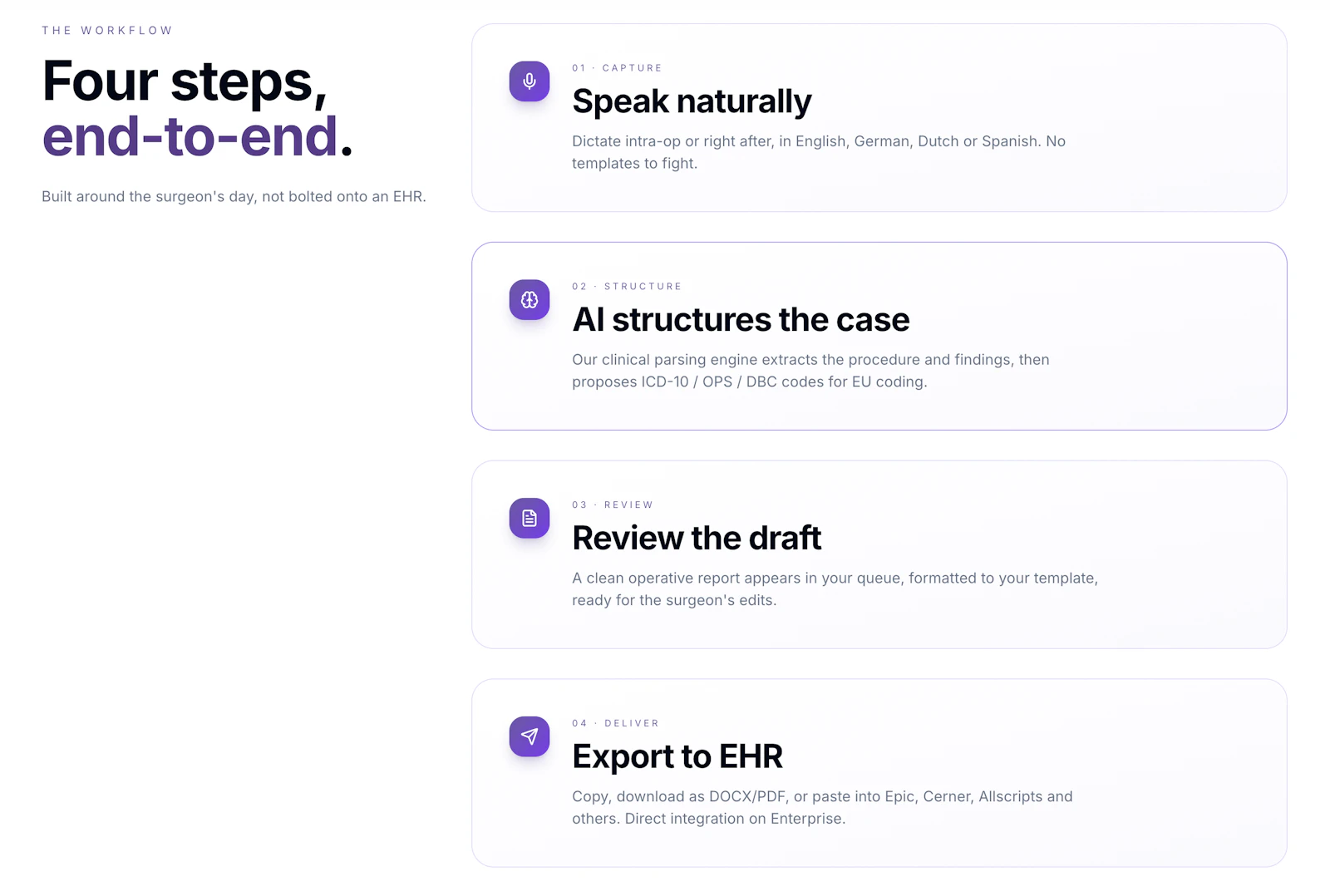 DictaSurg screenshot 2