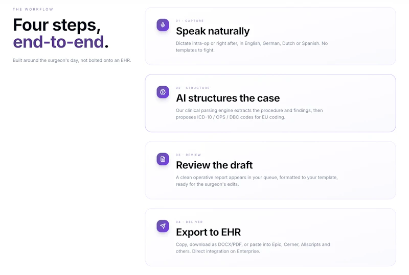 DictaSurg screenshot 2