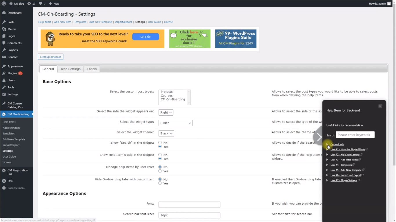Plugin onboarding WordPress media 4