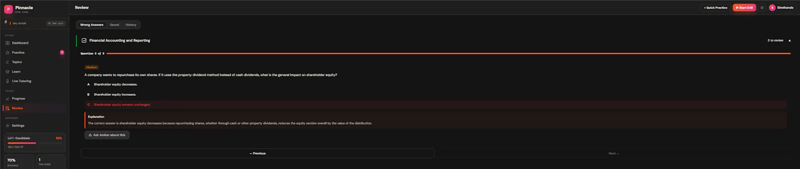 Pinnacle prep screenshot 3