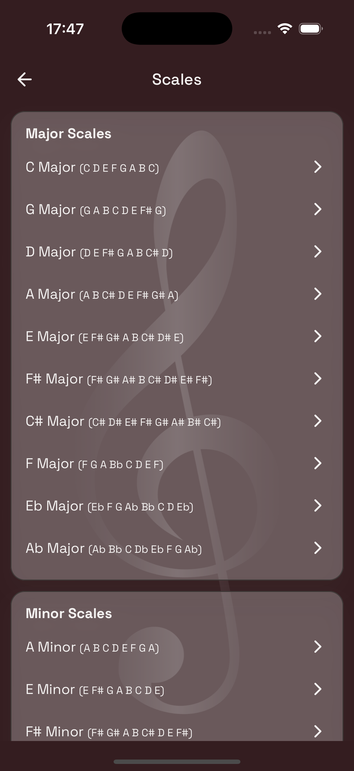 Média Flute Dignering - Tableau de doigté, flûte virtuelle, échelles, tuner et métronome 4