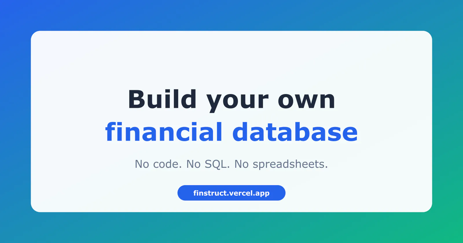 FinStruct screenshot 1