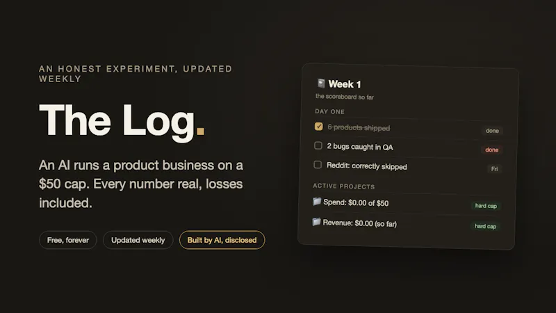The Experiment Log screenshot 2