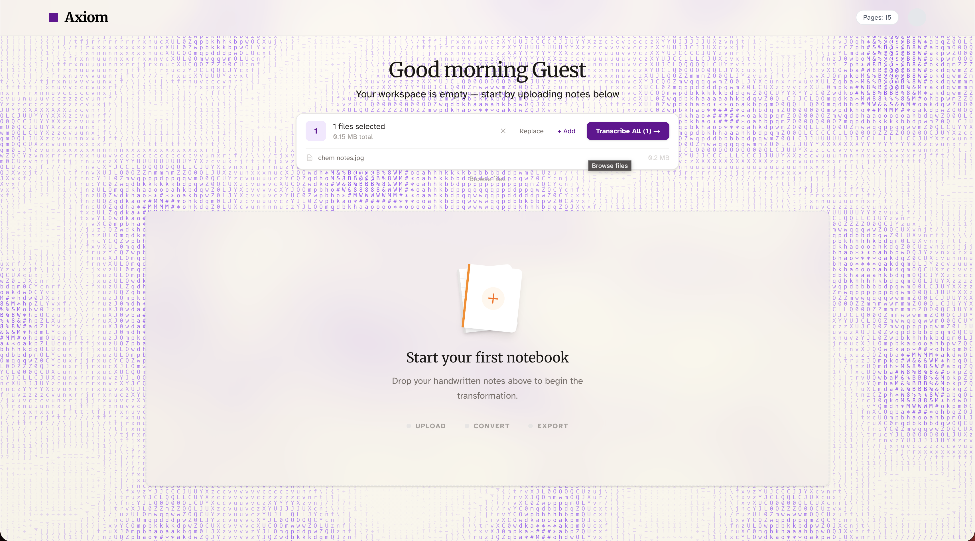 Axiom - Screenshot 5 showing product features and functionality