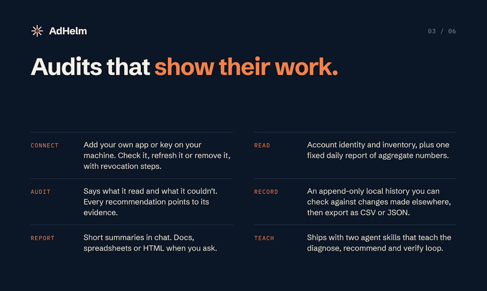AdHelm CLI screenshot 4