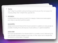 Product Design Glossary