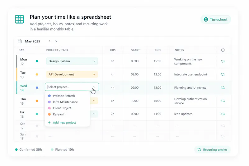 FlowGrid Tracking & Planning screenshot 4
