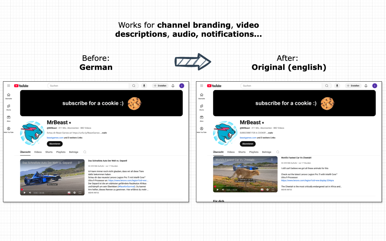 YouTube Anti Translate gallery image