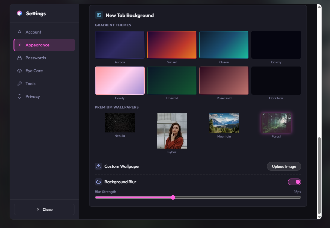 Unicorn Browser gallery image