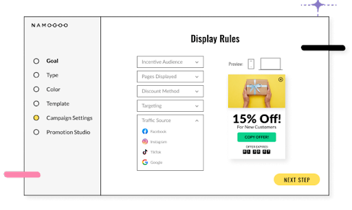 Namogoo Intent-Based Promotions gallery image