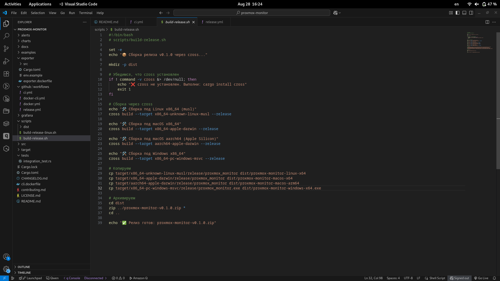 Proxmox Monitor - CLI и Esportatore Prometheus per DevOps. media 1