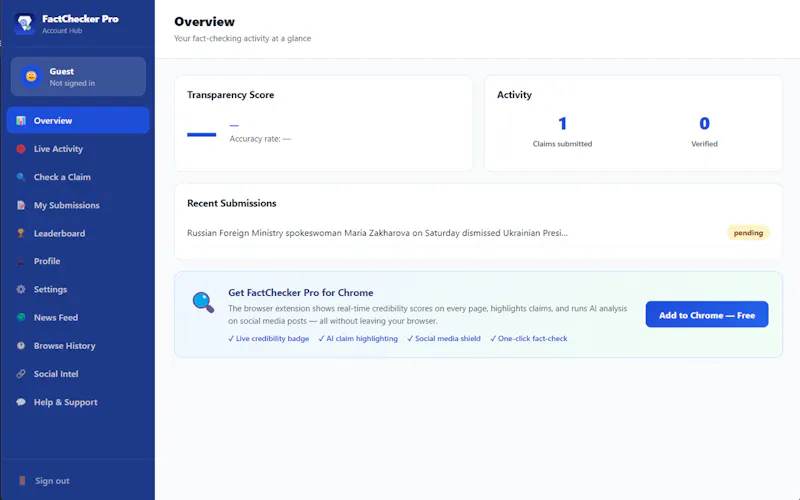 FactcheckerPro Desktop App screenshot 4