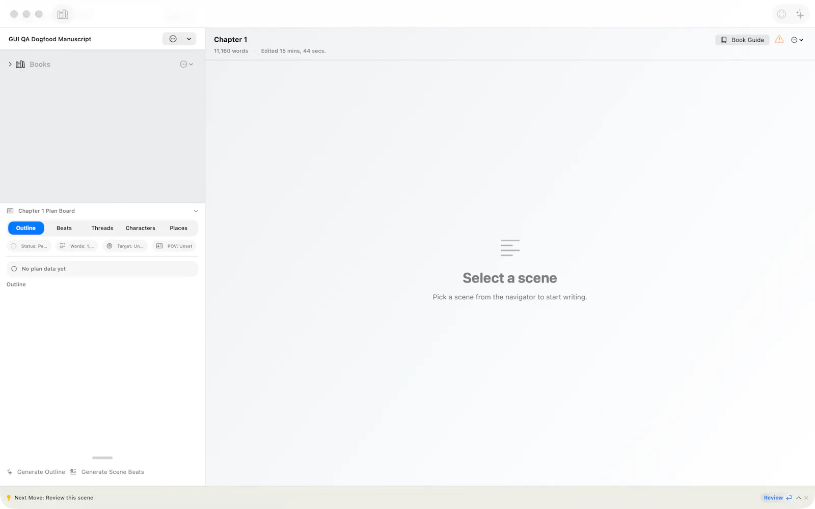 WolfeWriter screenshot 1