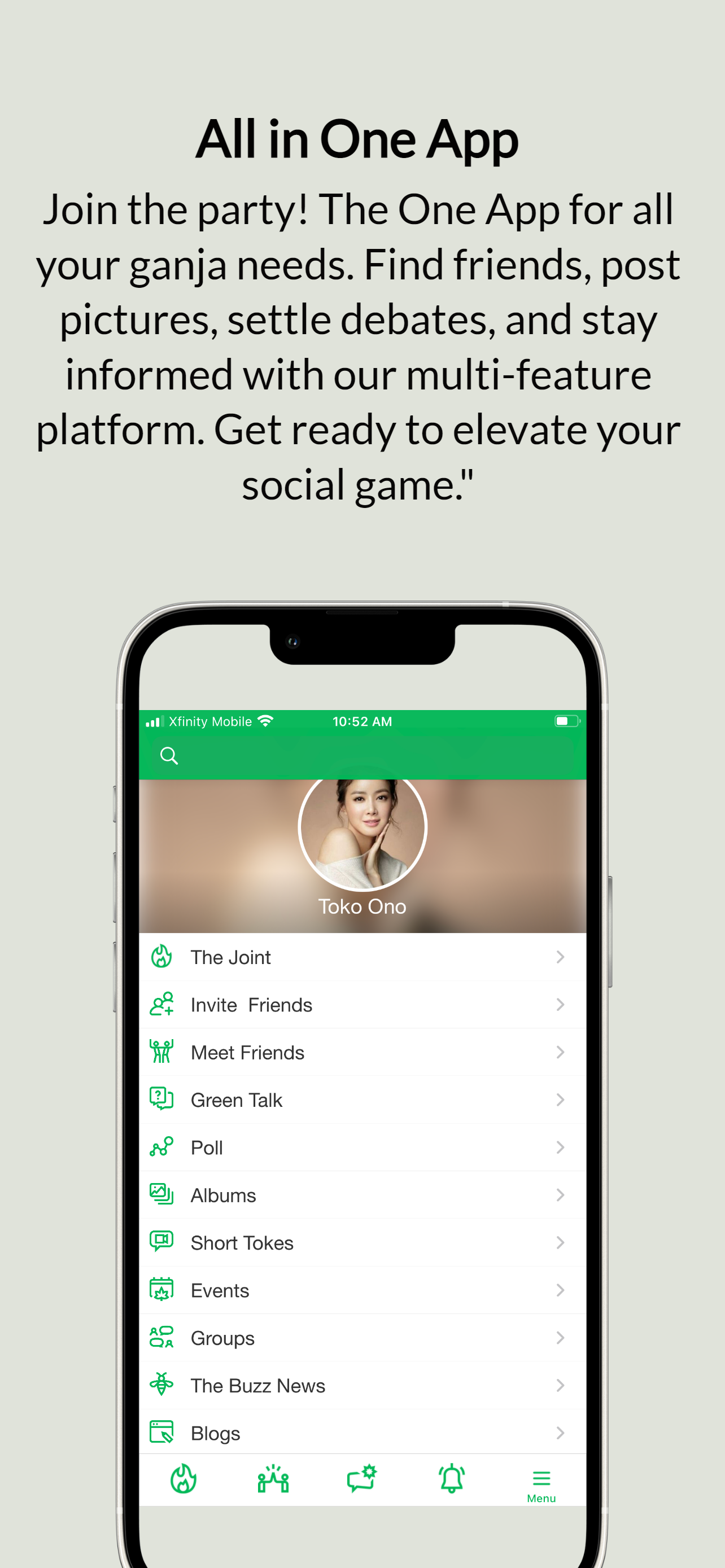 Media Greenlync xã hội - Một ứng dụng mạng xã hội cho những người đam mê cần sa 3