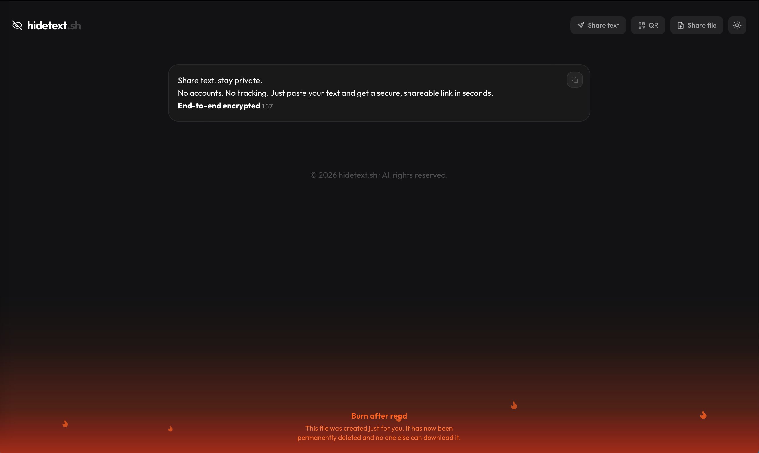Hidetext.sh gallery image