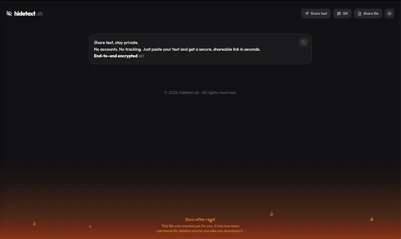 Hidetext.sh screenshot 8