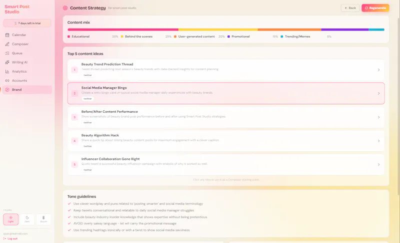 Smart Post Studio —  AI powered Desktop screenshot 5