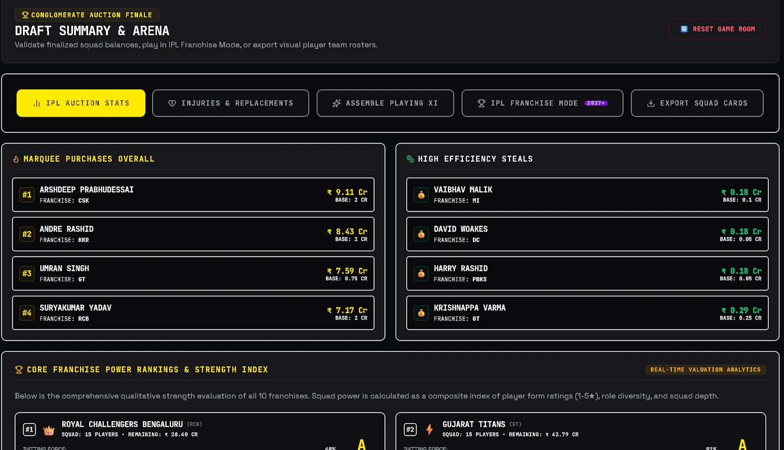 Auction Premier League (APL) screenshot 2
