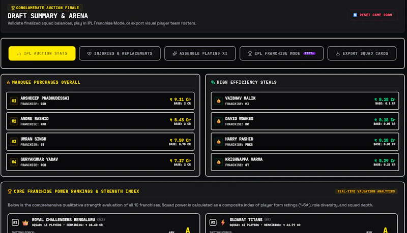 Auction Premier League (APL) screenshot 2
